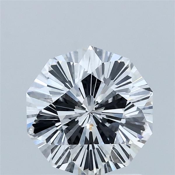 1.09 Carat Decagon Modified Brilliant Lab Grown Diamond, Excellent Polish, D Color, VVS1 Clarity