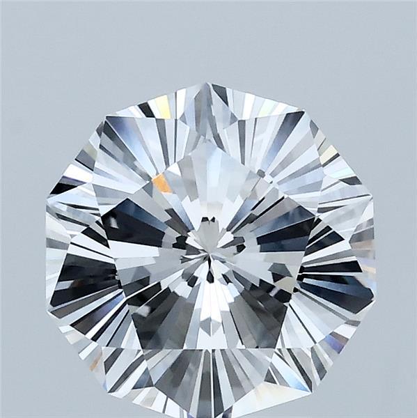 2.10 Carat Decagon Modified Brilliant Lab Grown Diamond, Excellent Polish, E Color, VVS2 Clarity
