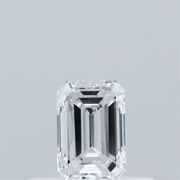 0.32 Carat Emerald Lab Grown Diamond, Very Good Polish, D Color, VS1 Clarity