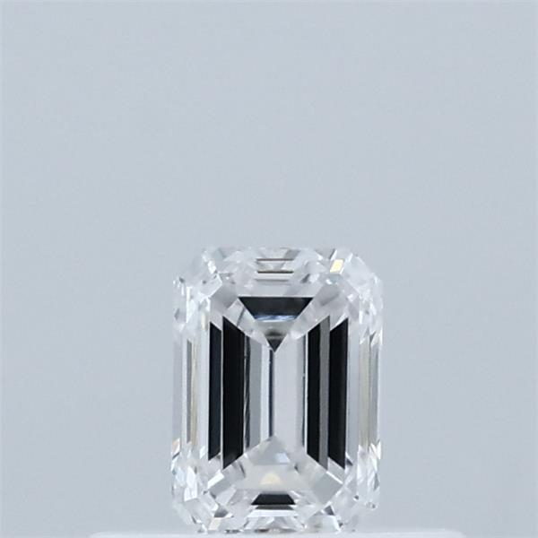 0.35 Carat Emerald Lab Grown Diamond, Very Good Polish, D Color, VVS1 Clarity