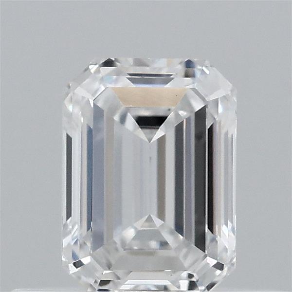 0.44 Carat Emerald Lab Grown Diamond, Very Good Polish, D Color, VS1 Clarity