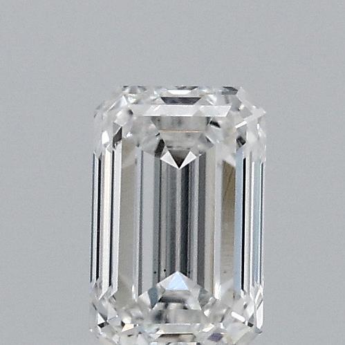 0.45 Carat Emerald Lab Grown Diamond, Very Good Polish, E Color, VS1 Clarity