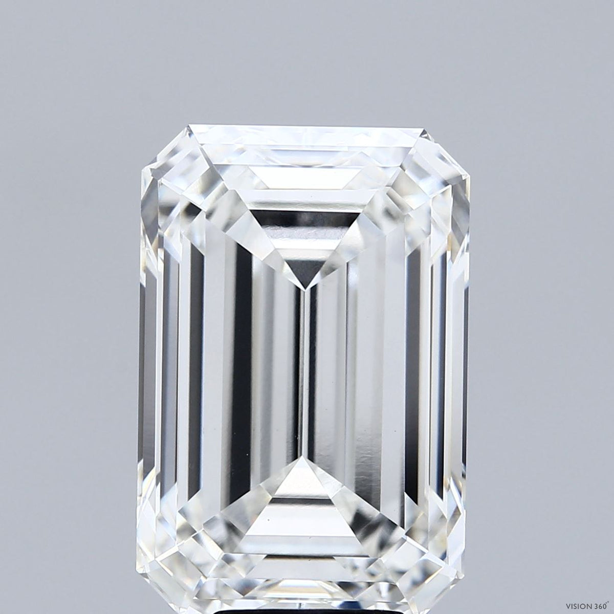 10.11 Carat Emerald Lab Grown Diamond, Excellent Polish, G Color, VVS2 Clarity