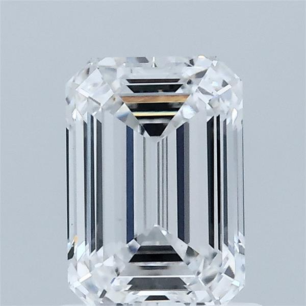 1.09 Carat Emerald Lab Grown Diamond, Excellent Polish, D Color, VS1 Clarity