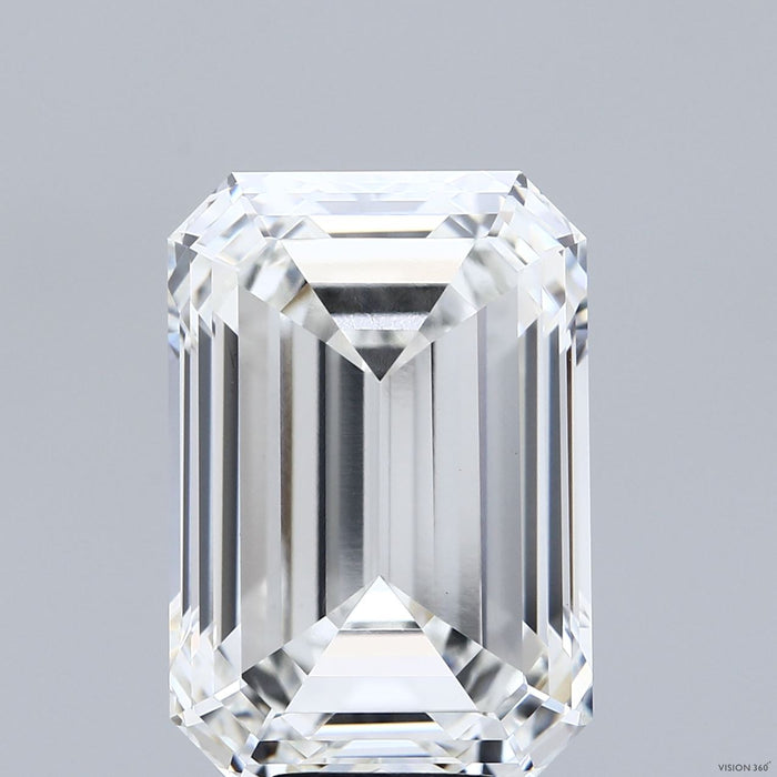 11.23 Carat Emerald Lab Grown Diamond, Excellent Polish, G Color, VVS2 Clarity