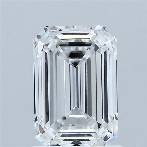 1.51 Carat Emerald Lab Grown Diamond, Excellent Polish, D Color, VS1 Clarity