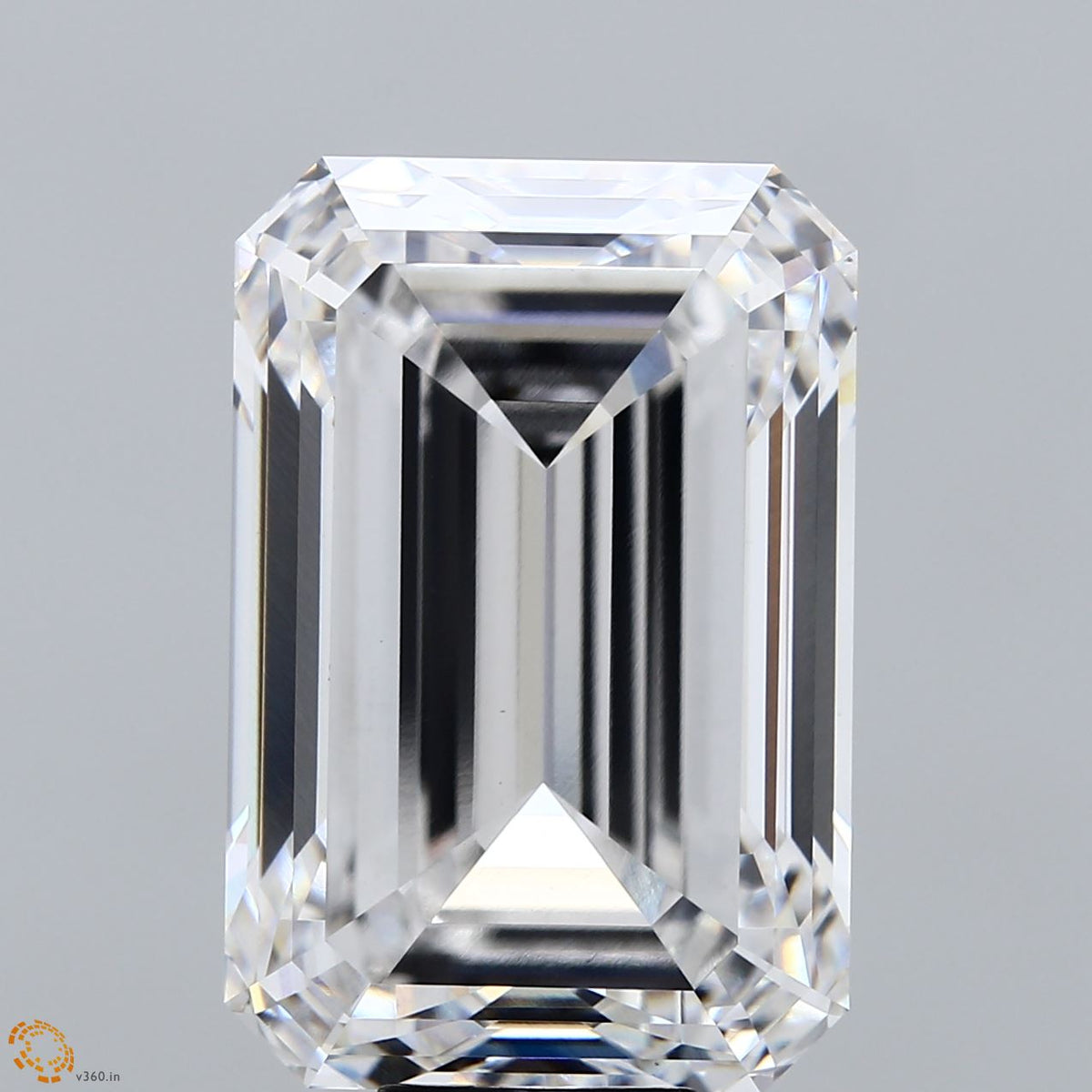 15.61 Carat Emerald Lab Grown Diamond, Excellent Polish, E Color, VS1 Clarity