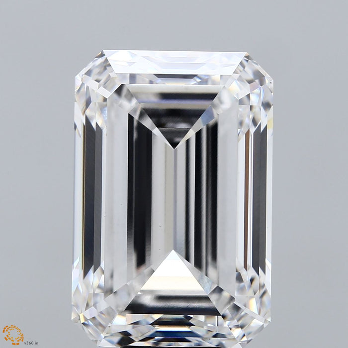 15.61 Carat Emerald Lab Grown Diamond, Excellent Polish, E Color, VS1 Clarity