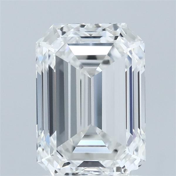 1.81 Carat Emerald Lab Grown Diamond, Excellent Polish, E Color, VVS1 Clarity