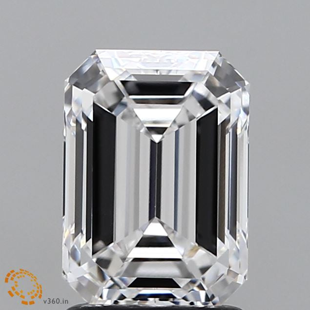 2.03 Carat Emerald Lab Grown Diamond, Excellent Polish, D Color, VVS1 Clarity
