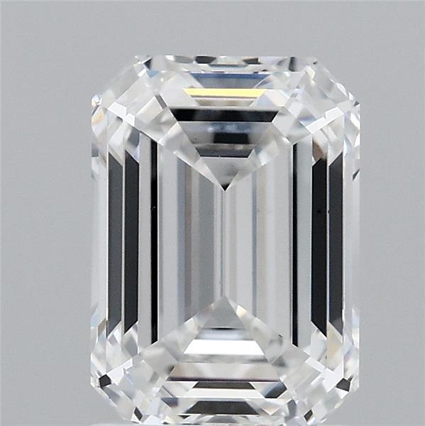 2.04 Carat Emerald Lab Grown Diamond, Excellent Polish, E Color, VS2 Clarity