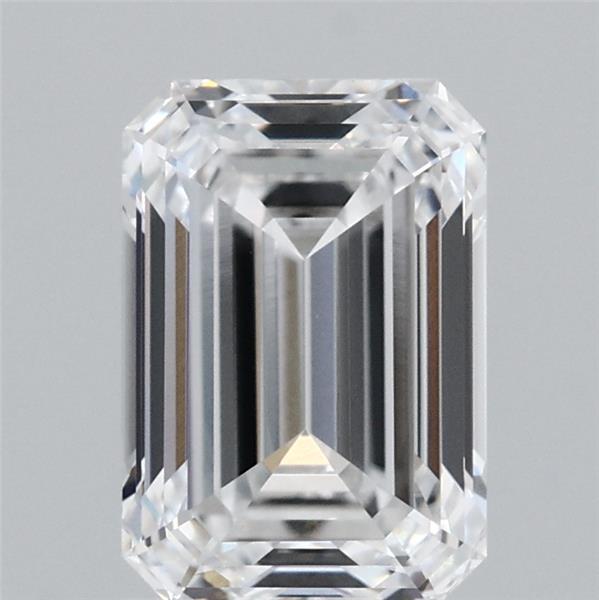2.06 Carat Emerald Lab Grown Diamond, Excellent Polish, D Color, VVS1 Clarity