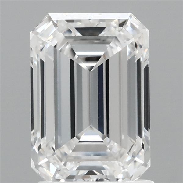 2.07 Carat Emerald Lab Grown Diamond, Excellent Polish, D Color, VVS1 Clarity