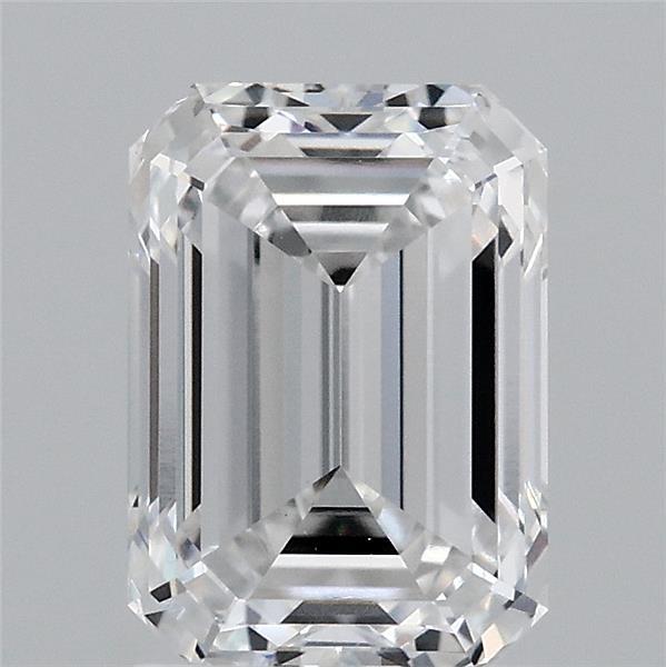 2.08 Carat Emerald Lab Grown Diamond, Excellent Polish, D Color, VVS1 Clarity