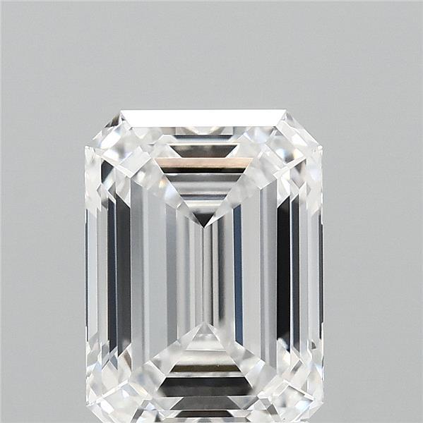 2.09 Carat Emerald Lab Grown Diamond, Excellent Polish, D Color, VVS1 Clarity