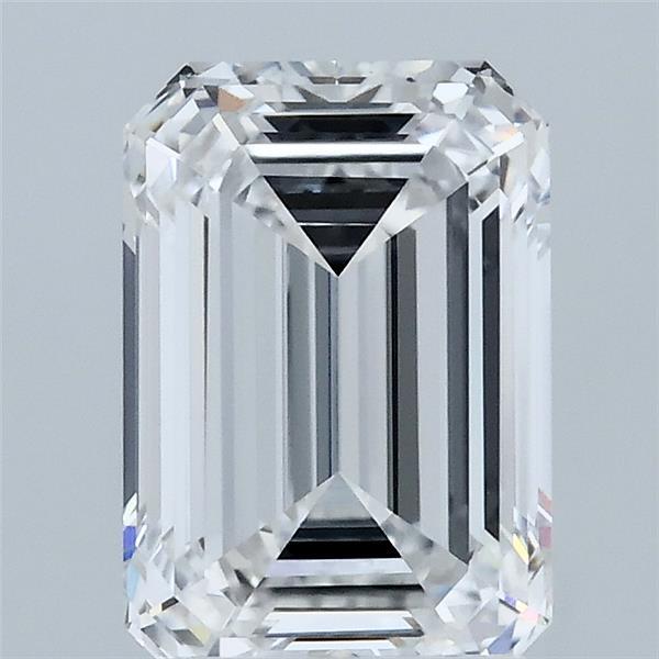 2.09 Carat Emerald Lab Grown Diamond, Excellent Polish, E Color, VVS1 Clarity