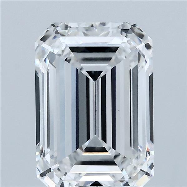 3.01 Carat Emerald Lab Grown Diamond, Excellent Polish, D Color, VS1 Clarity