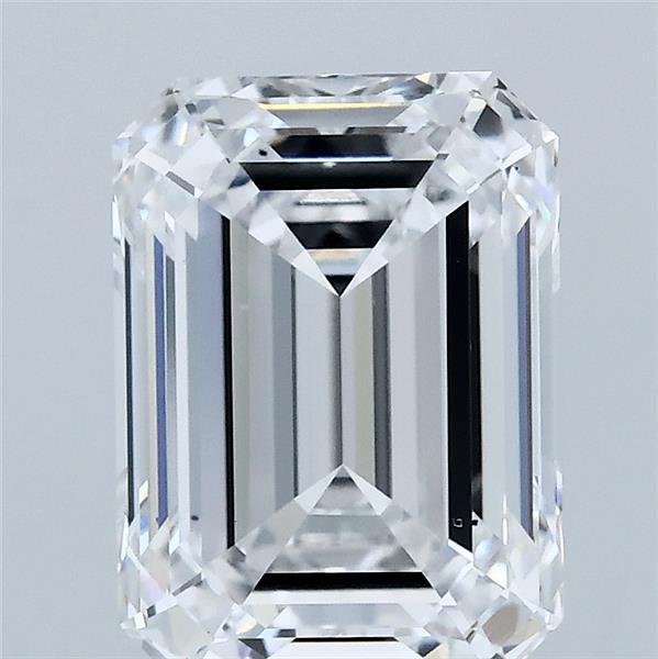3.01 Carat Emerald Lab Grown Diamond, Excellent Polish, D Color, VS1 Clarity