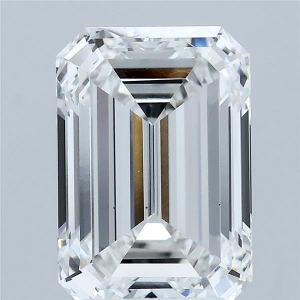 3.01 Carat Emerald Lab Grown Diamond, Excellent Polish, E Color, VS1 Clarity