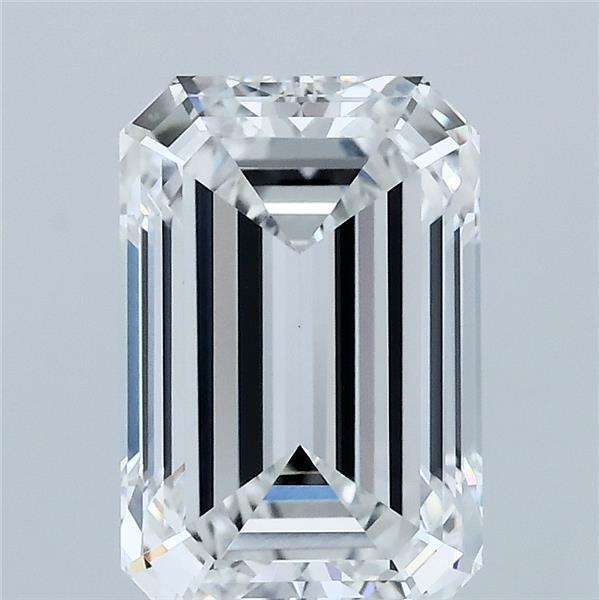 3.03 Carat Emerald Lab Grown Diamond, Excellent Polish, E Color, VS1 Clarity