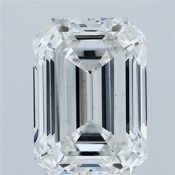 3.05 Carat Emerald Lab Grown Diamond, Excellent Polish, E Color, VS2 Clarity