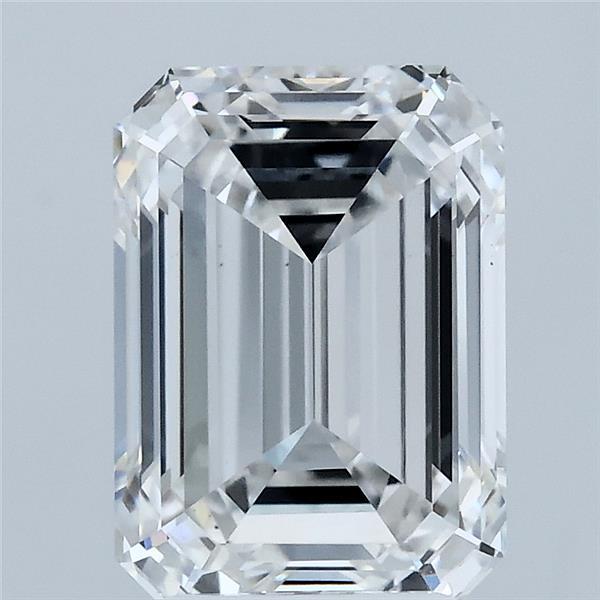 3.10 Carat Emerald Lab Grown Diamond, Excellent Polish, E Color, VS1 Clarity