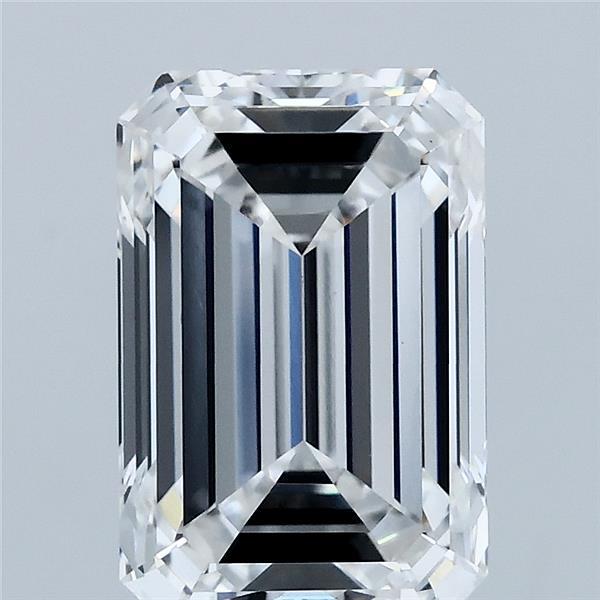3.50 Carat Emerald Lab Grown Diamond, Excellent Polish, D Color, VS1 Clarity