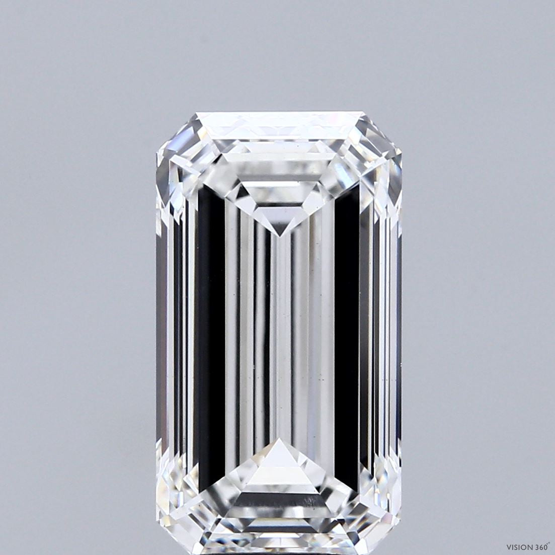 5.31 Carat Emerald Lab Grown Diamond, Excellent Polish, F Color, VS1 Clarity