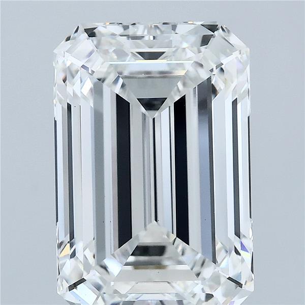5.56 Carat Emerald Lab Grown Diamond, Excellent Polish, E Color, VS1 Clarity