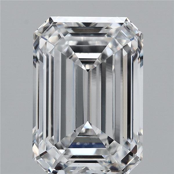 7.12 Carat Emerald Lab Grown Diamond, Excellent Polish, D Color, VS1 Clarity