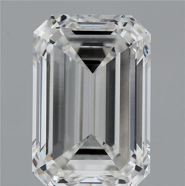 8.03 Carat Emerald Lab Grown Diamond, Excellent Polish, F Color, VVS2 Clarity