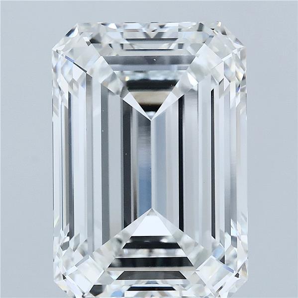 8.05 Carat Emerald Lab Grown Diamond, Excellent Polish, E Color, VVS2 Clarity