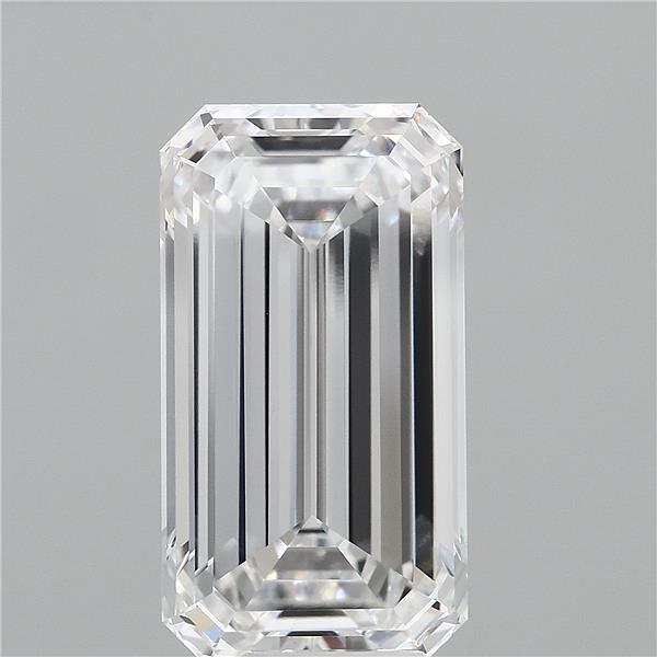 8.24 Carat Emerald Lab Grown Diamond, Excellent Polish, D Color, VVS2 Clarity