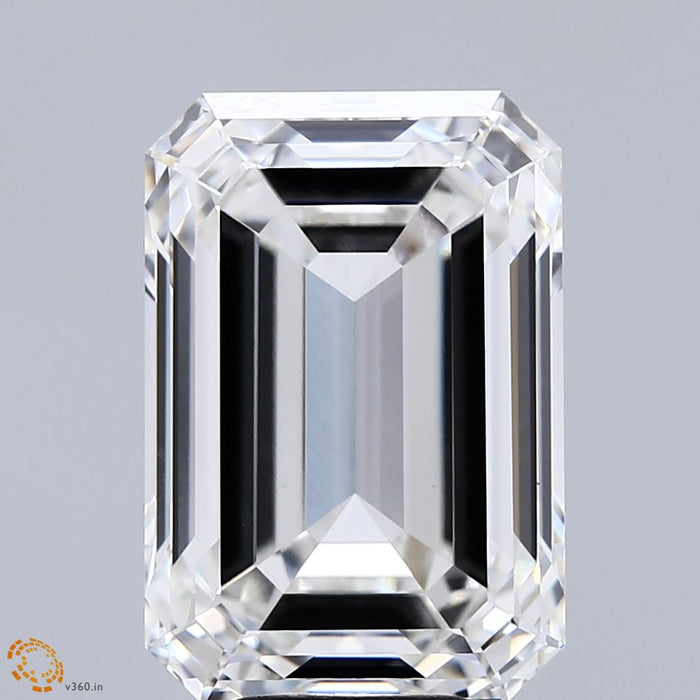8.33 Carat Emerald Lab Grown Diamond, Excellent Polish, G Color, VVS2 Clarity