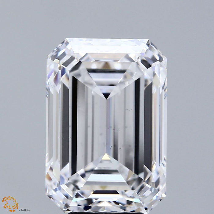 8.46 Carat Emerald Lab Grown Diamond, Excellent Polish, D Color, VS1 Clarity