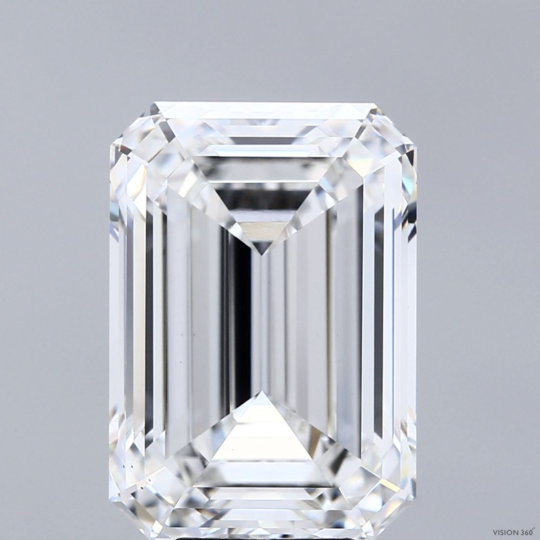 8.50 Carat Emerald Lab Grown Diamond, Excellent Polish, E Color, VS1 Clarity