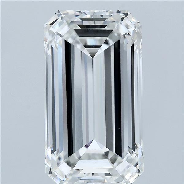 8.59 Carat Emerald Lab Grown Diamond, Excellent Polish, F Color, VVS2 Clarity