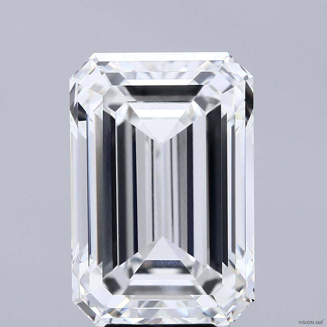 9.03 Carat Emerald Lab Grown Diamond, Excellent Polish, F Color, VVS2 Clarity