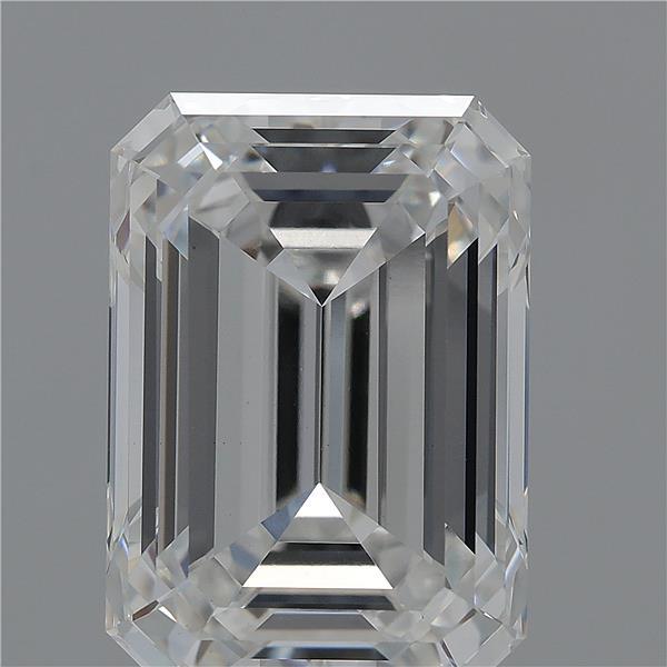 9.16 Carat Emerald Lab Grown Diamond, Excellent Polish, E Color, VVS2 Clarity