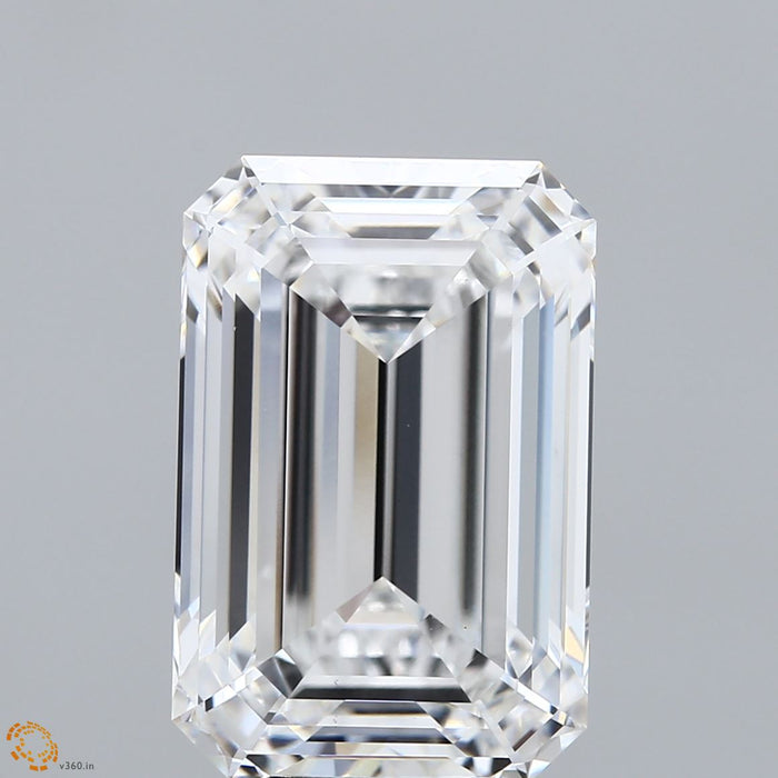 9.17 Carat Emerald Lab Grown Diamond, Excellent Polish, E Color, VS1 Clarity