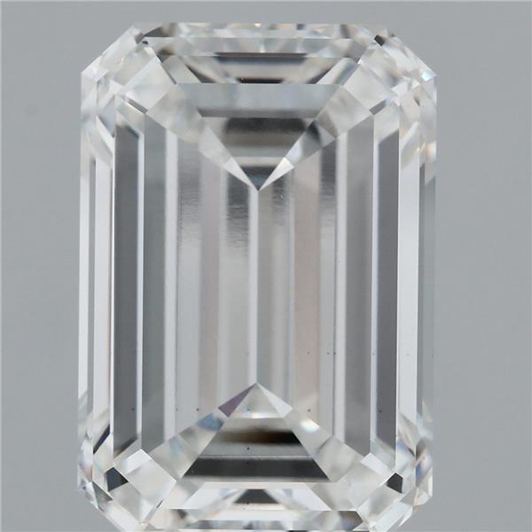 9.59 Carat Emerald Lab Grown Diamond, Excellent Polish, F Color, VS1 Clarity