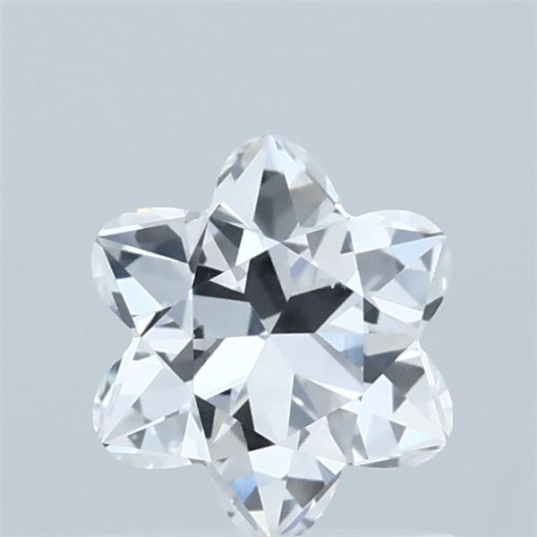 0.86 Carat Flower Lab Grown Diamond, Excellent Polish, E Color, VVS2 Clarity