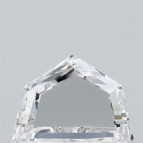 0.56 Carat Freeform Modified Step Cut Lab Grown Diamond, Excellent Polish, D Color, IF Clarity