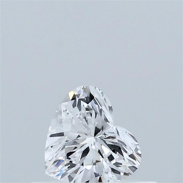 0.30 Carat Heart Lab Grown Diamond, Very Good Polish, D Color, VVS1 Clarity