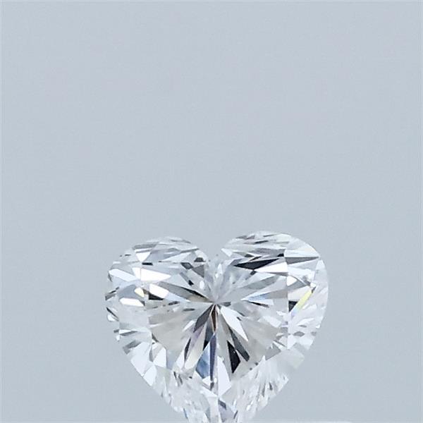 0.30 Carat Heart Lab Grown Diamond, Very Good Polish, D Color, VVS2 Clarity