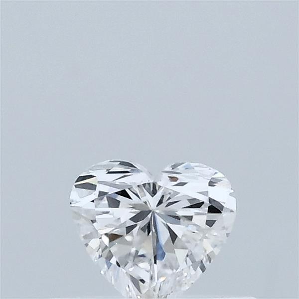 0.32 Carat Heart Lab Grown Diamond, Very Good Polish, D Color, VS1 Clarity
