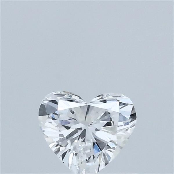 0.32 Carat Heart Lab Grown Diamond, Very Good Polish, D Color, VVS2 Clarity