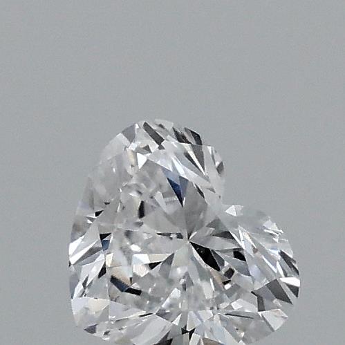 0.32 Carat Heart Lab Grown Diamond, Very Good Polish, D Color, VVS2 Clarity