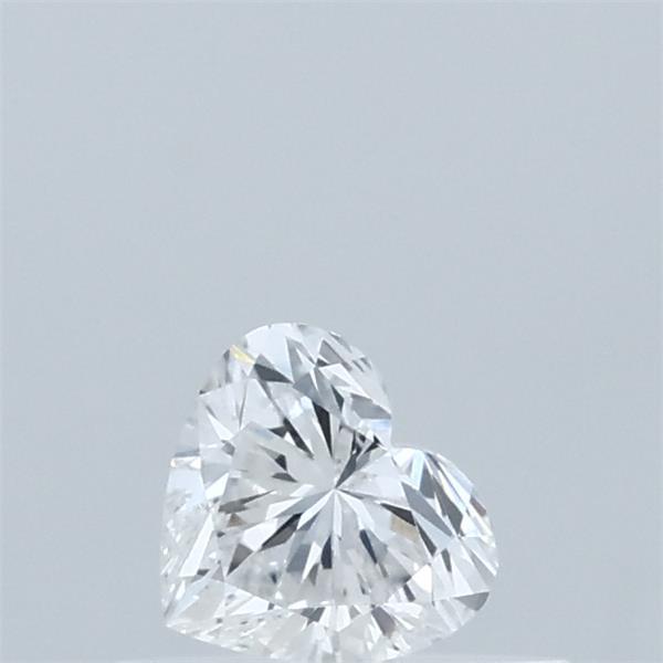0.32 Carat Heart Lab Grown Diamond, Very Good Polish, E Color, VS1 Clarity