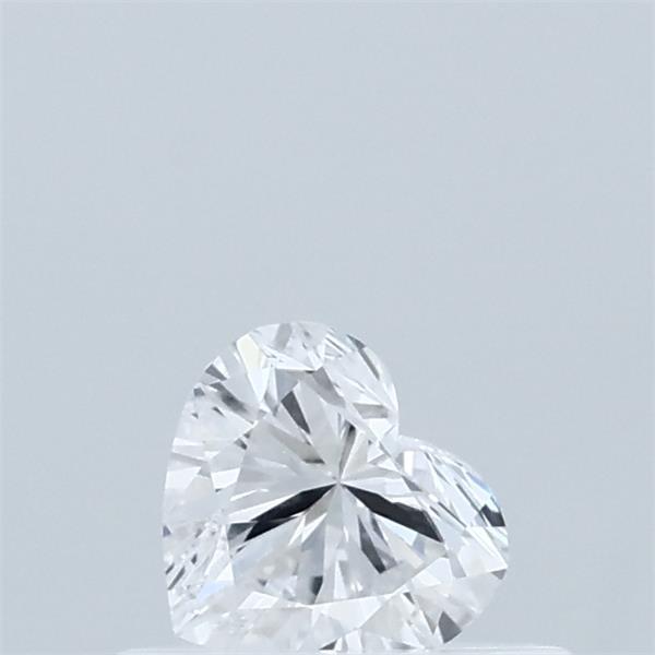 0.33 Carat Heart Lab Grown Diamond, Very Good Polish, D Color, VS1 Clarity